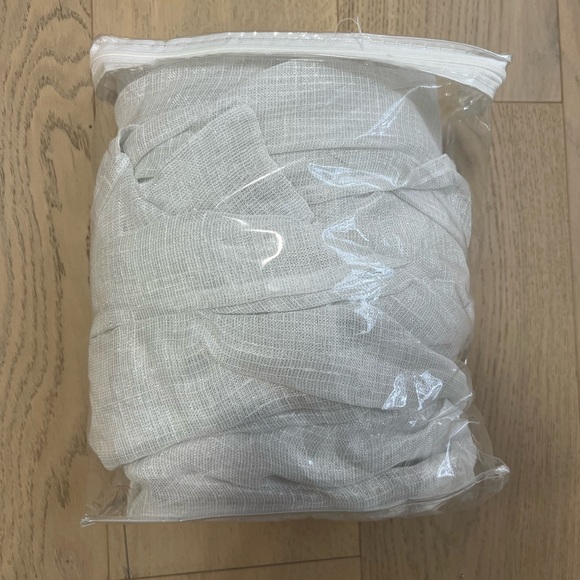 White Curtain Set by Kate Aurora Living - Picture 2 of 2